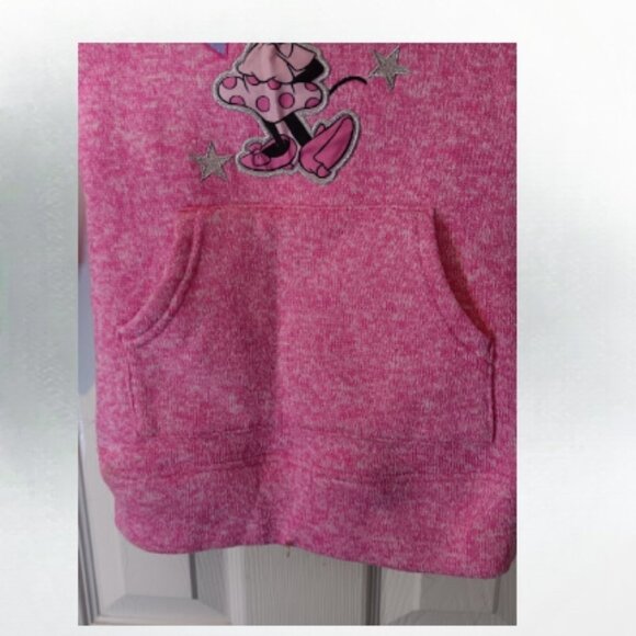 Disney Jr 4t Pink Minnie pullover hoodie - Picture 4 of 5